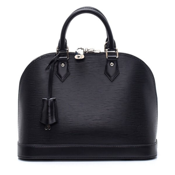 Louis Vuitton - Black Epi Leather Alma PM Tote Bag II